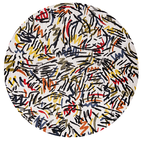 Street Graph Round Rug