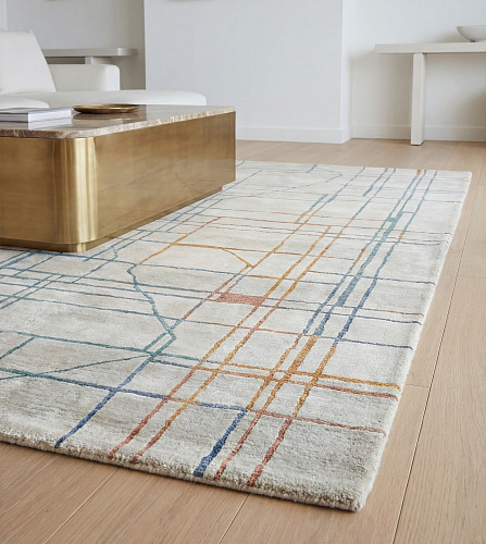 Linen Grid Artisan Rug