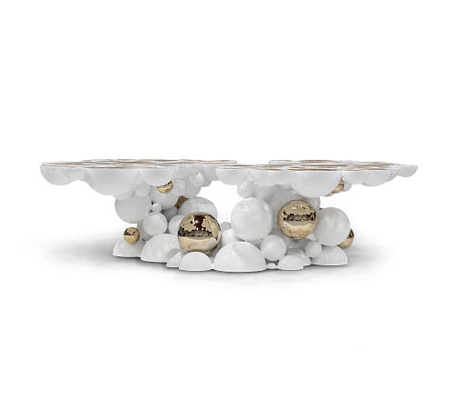Orbit White Coffee Table