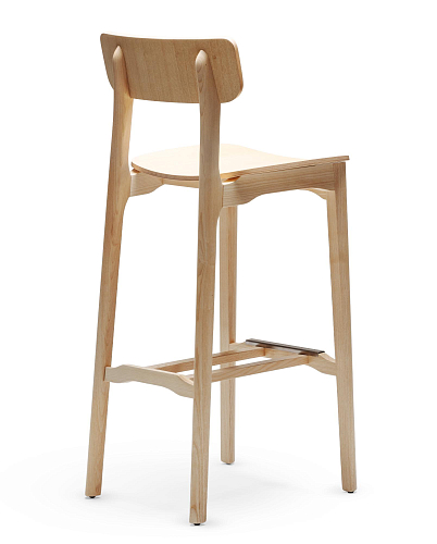Cacao L SG-80 Wooden Bar Stool