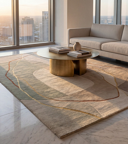 Organic Flow Handcrafted Rug