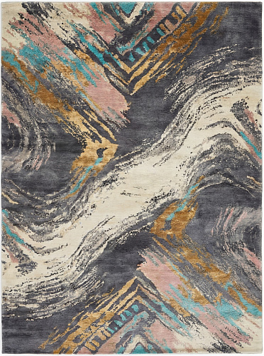 Marble Flux Handcrafted Rug