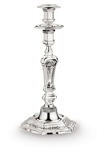 Silver Hexagonal Candlestick