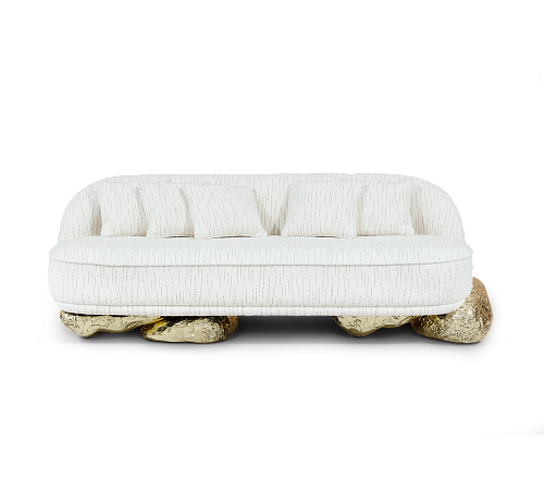 Angora White Sofa