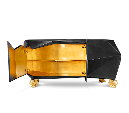 Prism Black Sideboard