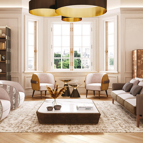 James Contemporary Coffee Table