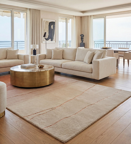 Horizon Gradient Rose Artisan Rug