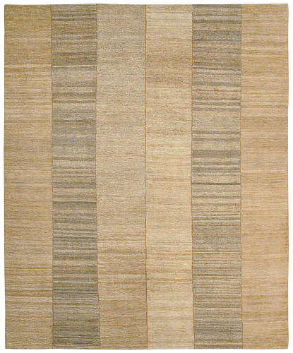 Hand-Knotted Grey / Beige Rug