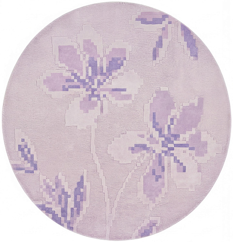 Lavender Bloom Handcrafted Rug