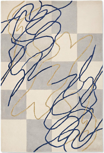 Calligraphic Flow Handcrafted Rug
