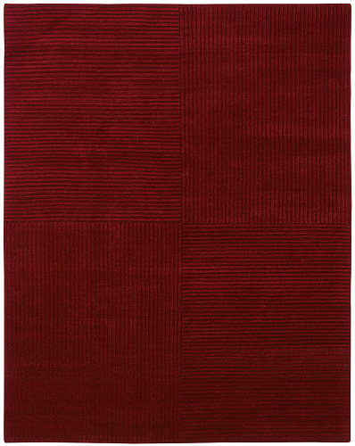 Hand-Knotted Purple Rug