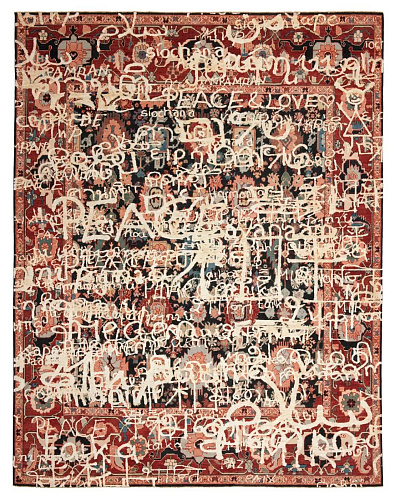 Hand Knotted Vintage Style Rug