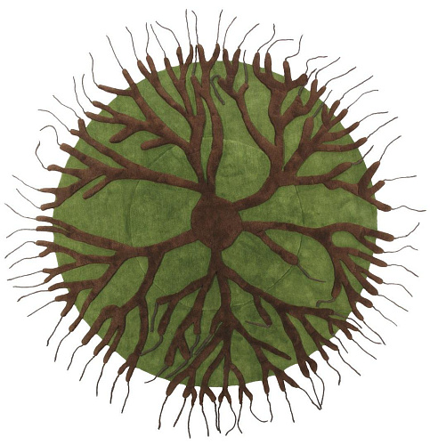 Roots Designer Hand-Woven Rug