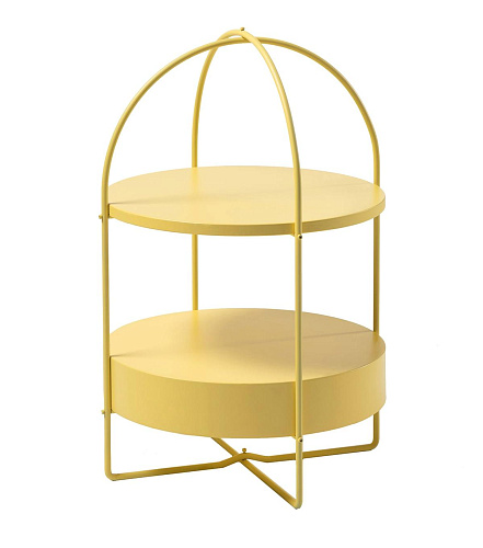 Contemporary Yellow Side Table