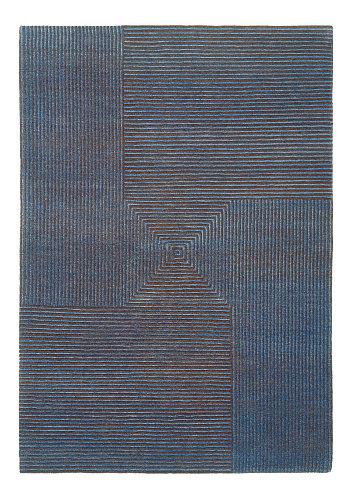 Hand-Knotted Grey Rug