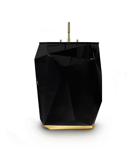 Gemstone Pedestal Sink