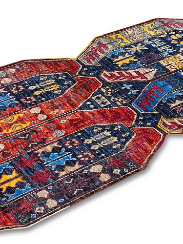 Multishape Hand-Woven Rug