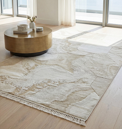 Plaster Relief Handcrafted Rug