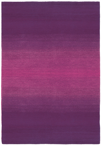 Gradient Hand-Knotted Purple Rug
