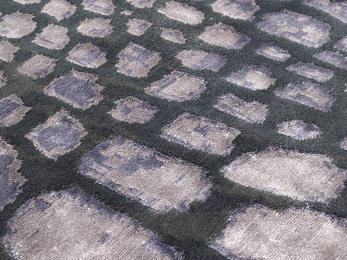 Hand-Knotted Abstract Rug