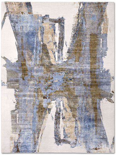 Grey Rust Luxury Handmade Rug