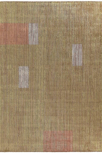 Hand Woven Viscose Striped Rug