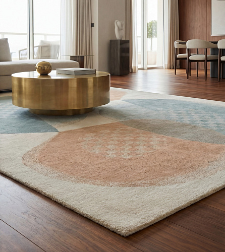 Soft Orbits Artisan Rug