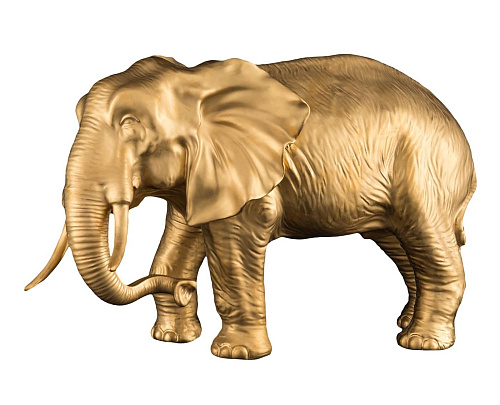 Elephant Gold Sculpture