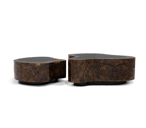 Crest Walnut Coffee Table Set