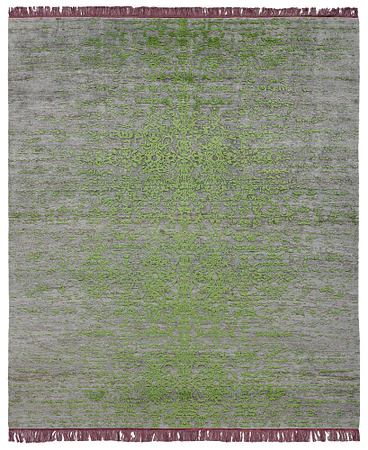 Hand-Knotted Vintage Style Rug