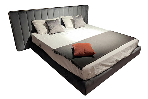 Douglas Dark Bed with Headboard