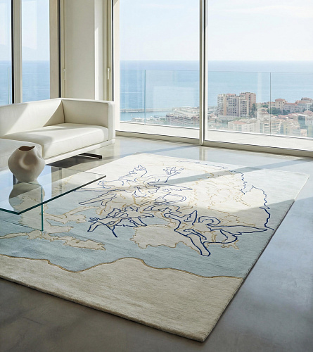 Ivory Sketch Handcrafted Rug
