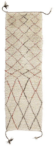 Tribal Zigzag Red Black Rug