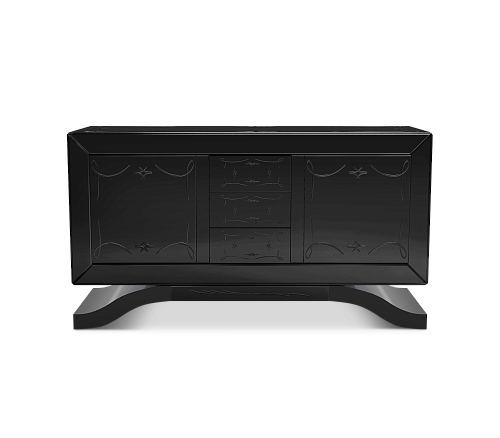 Cosmopolitan Black Sideboard
