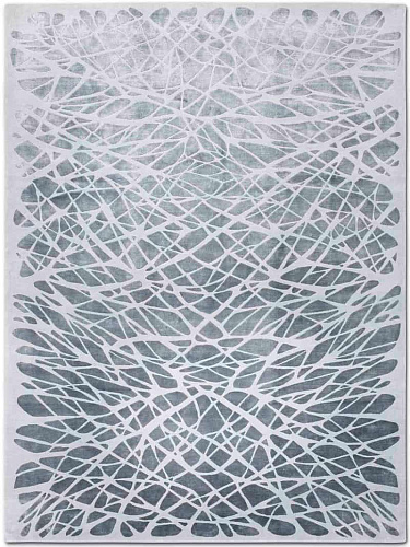 Dresden Silver Hand Knotted Rug