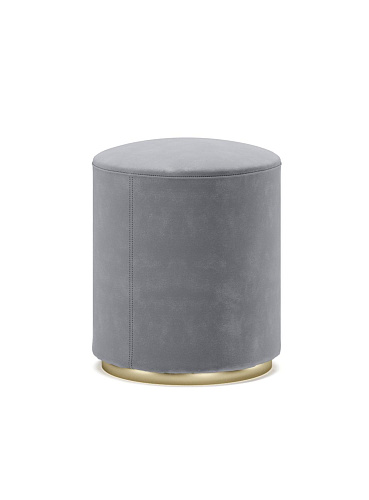 Adam Gray Pouf