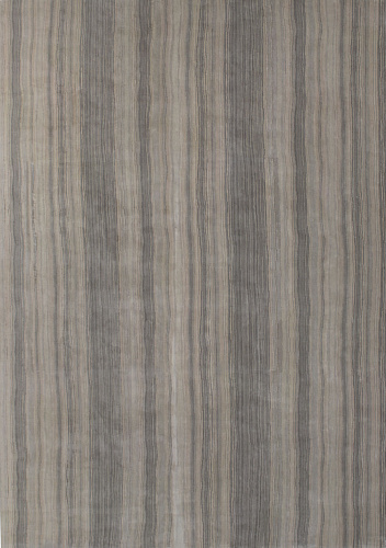 Jaen Sand Striped Handknotted Rug