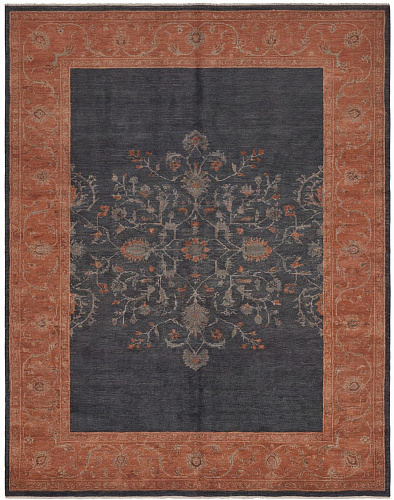 Obsidian Frame Luxury Rug