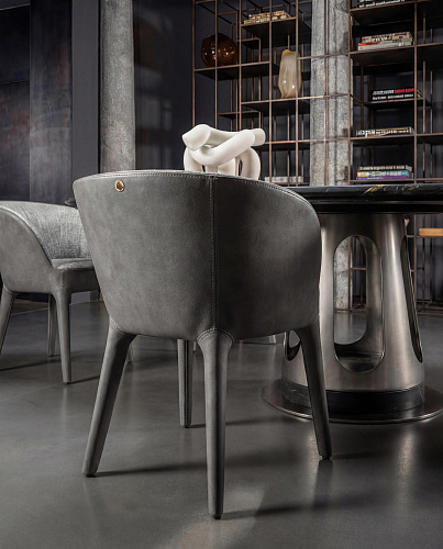 Aura Marble-Top Dining Table