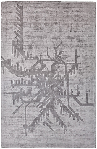 Metro Designer Viscose Rug