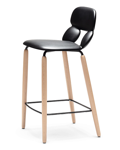 Nube W SG-65 Black Bar Stool