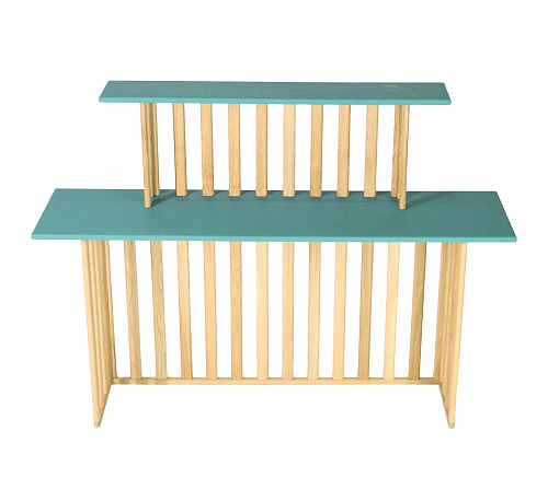 Green Two-Level Console Table
