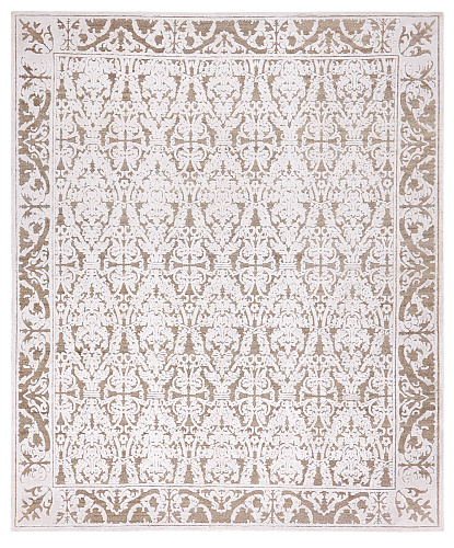 Hand-Woven Alcaraz White Rug