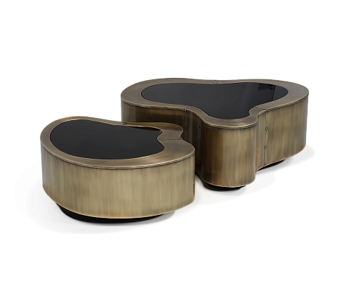 Crest Patina Luxe Coffee Table Set