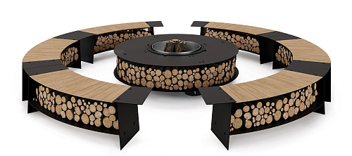 Tobia Outdoor Wood Storage