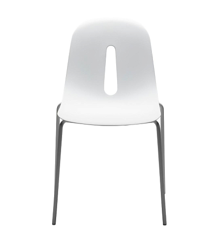 Gotham S White Chair (2-Piece Set)