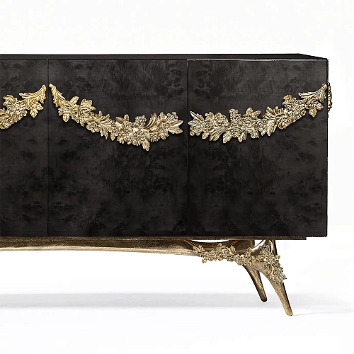 Majestica Black Poplar Root Veneer Sideboard