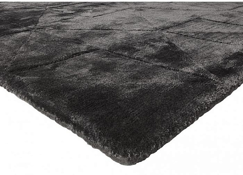 Triangles Dark Grey Rug