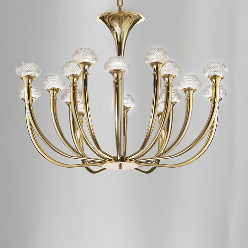 Polished Gold Chandelier