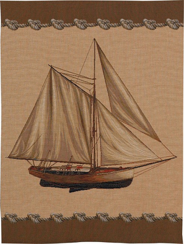 Sailboat Seascape Tapestry